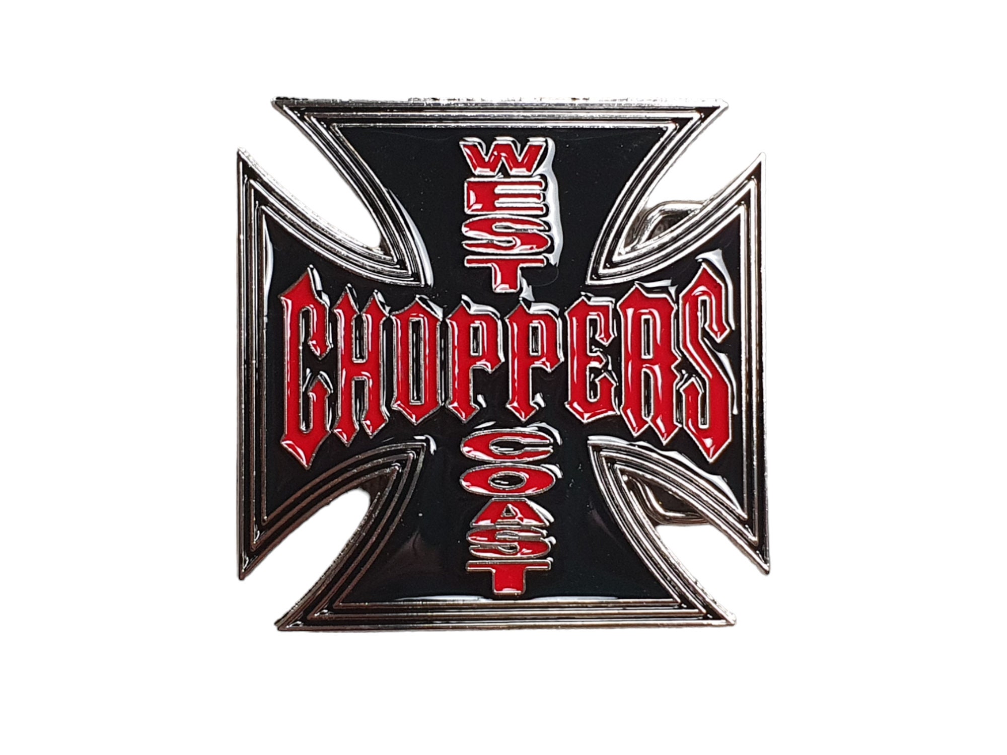 West Coast Choppers Motorcycle Rider Belt Buckle Etsy