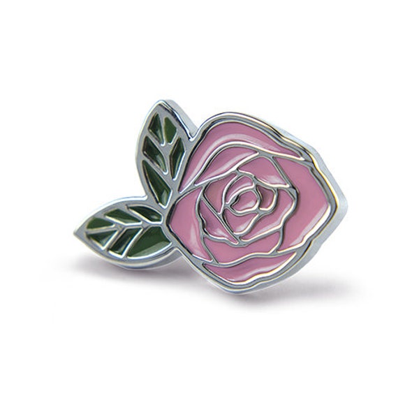 In Memory Pins - Pink Rose Pin Funeral Keepsakes - Funeral Pin Badge, Funeral Remembrance Favour, In Memory of Funeral gifts