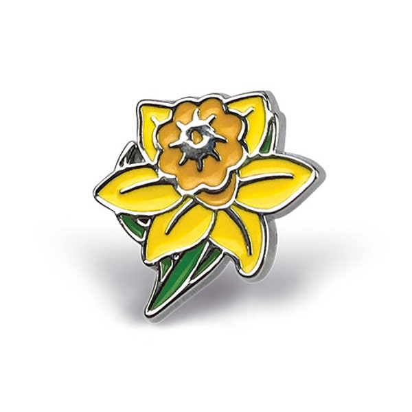 In Memory Pins - Daffodil Funeral Pin Badge Funeral Keepsakes - Enamel Pin, Funeral Remembrance Favour, In Memory of Funeral JDFH-DAF-L