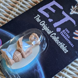 1982 E.T. Original Collectibles Collection **Blue Blanket with Book