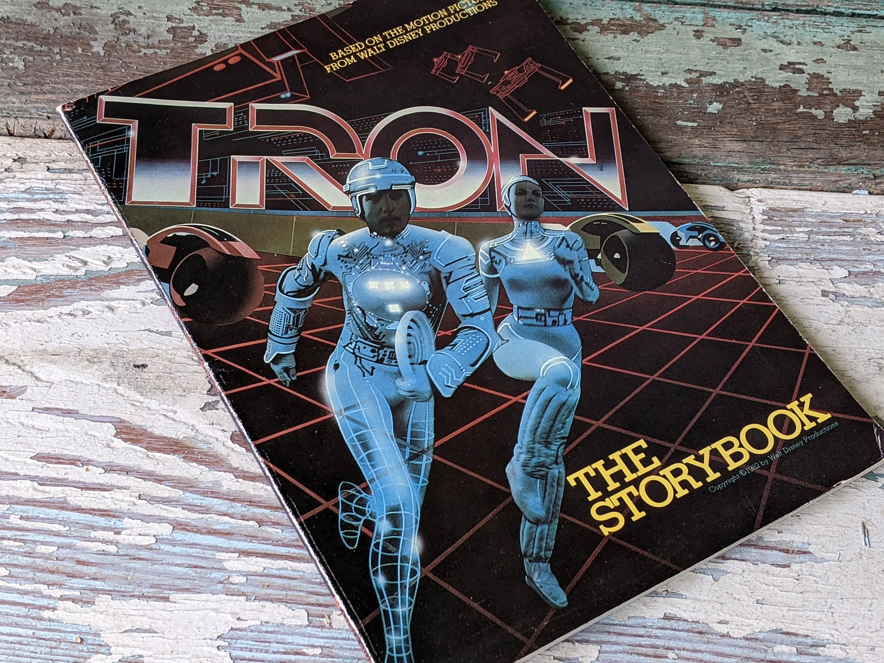 1982 Tron the Storybook Paperback by Walt Disney Original