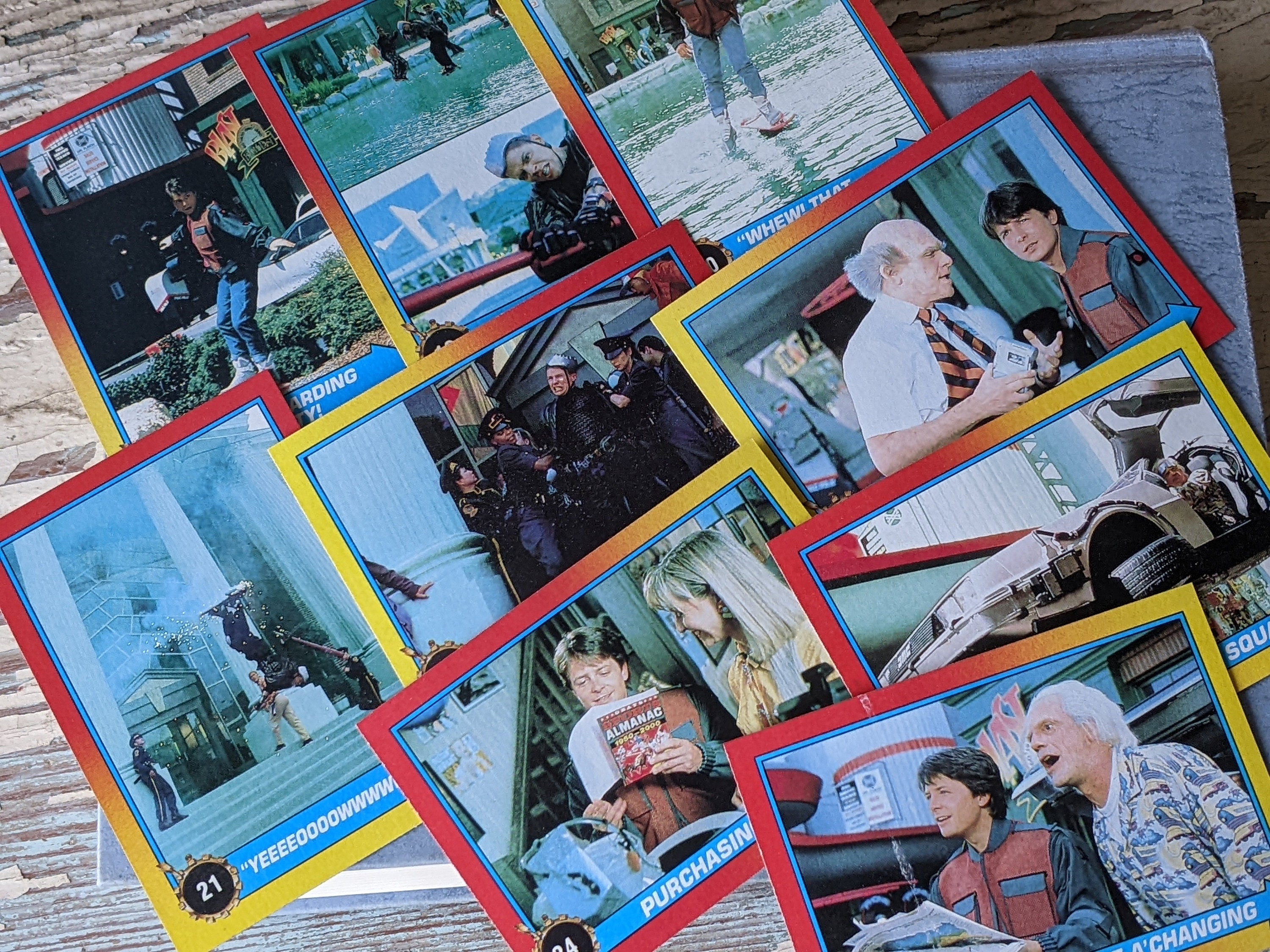 1989 Back to the Future II Topps Trading Cards: Complete Set, 88
