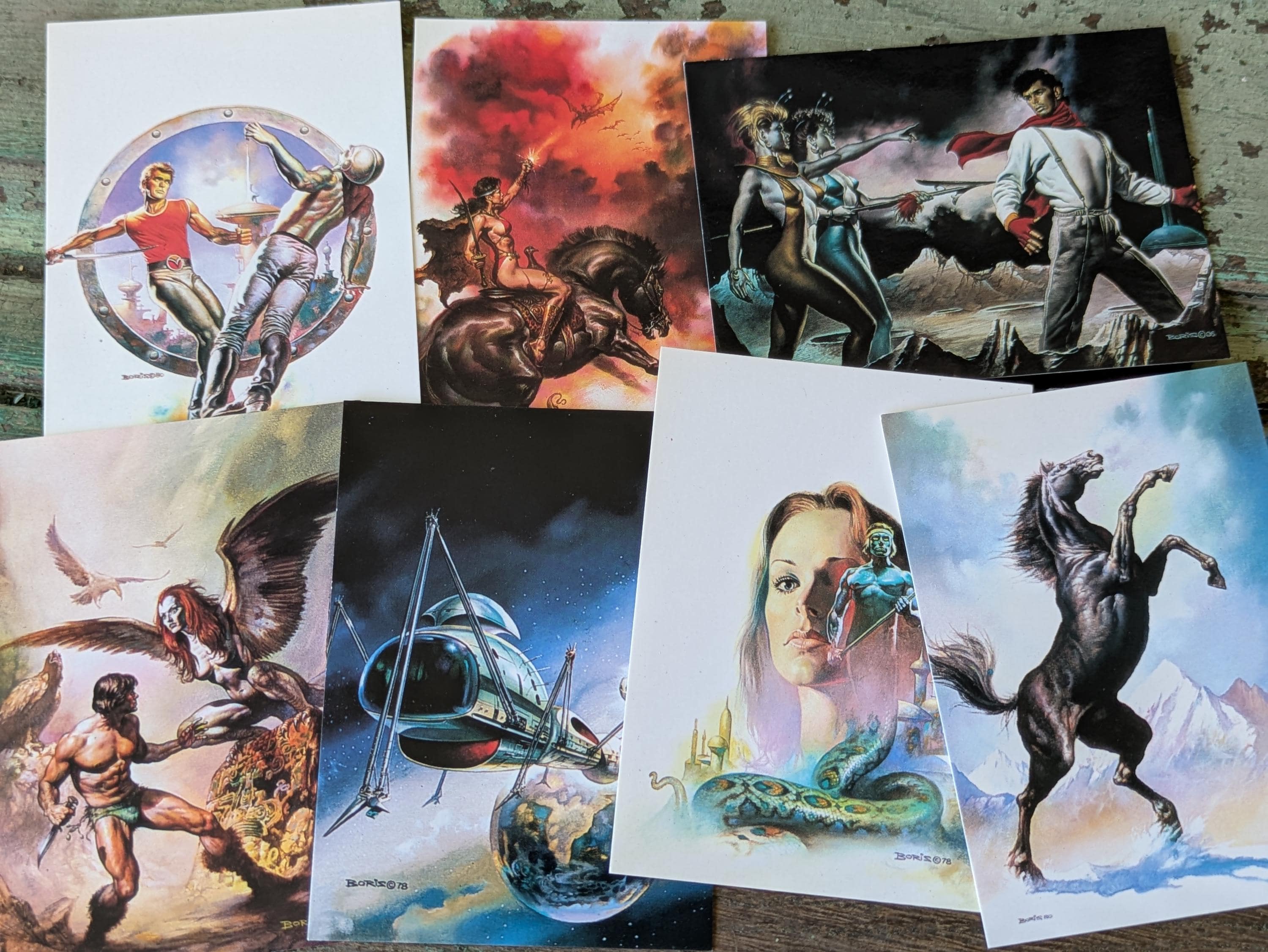 1992 Boris Vallejo Fantasy Art Card Set: Complete Series 2 +