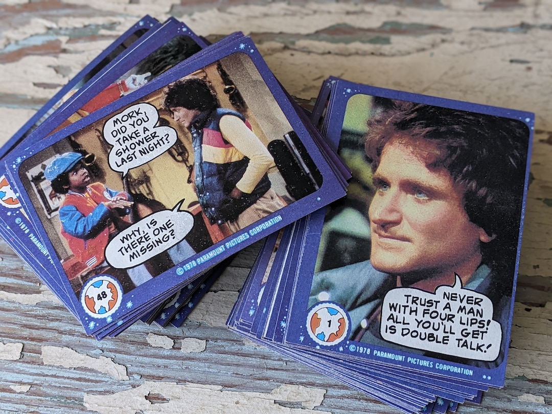 1978 Mork & Mindy Trading Cards: Complete 99 Card Set - Etsy