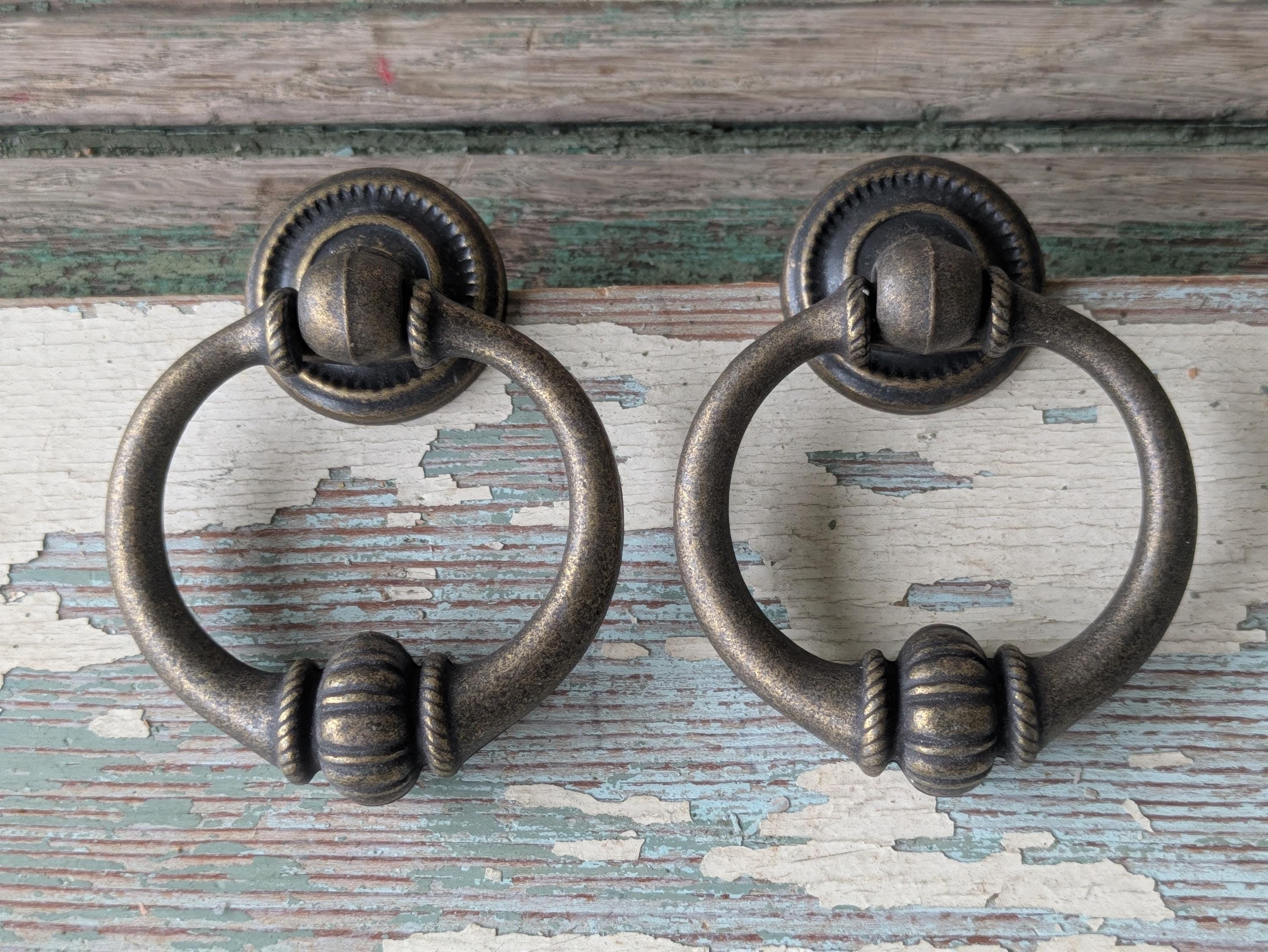 1960's Vintage Keeler Brass KBC2 N-3204 Cast Metal Ring Pulls