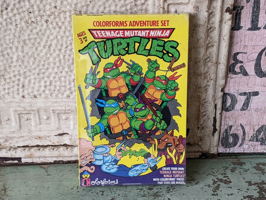 1989 TMNT Colorforms Sealed Teenage Mutant Ninja Turtles Rare Condition