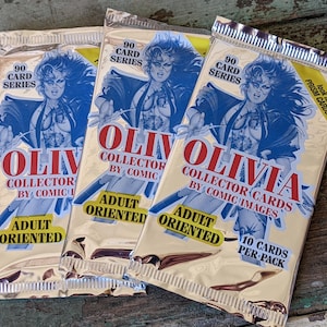 1992 Olivia Series 1 Concept Fantasy Illustration Art Set of 3 Prism Foil Packs !! Amazing Vintage Gifts & Retro Collectibles