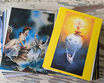 4 Packs of Boris Series 3 All-prism Vintage Fantasy Art Trading