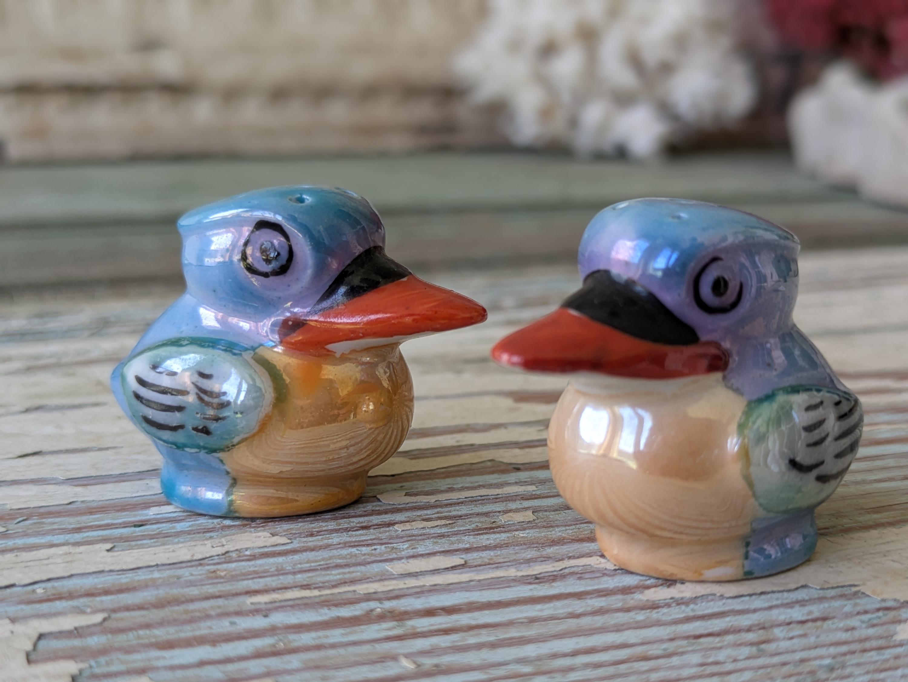 Lusterware Salt and Pepper Shakers - Etsy