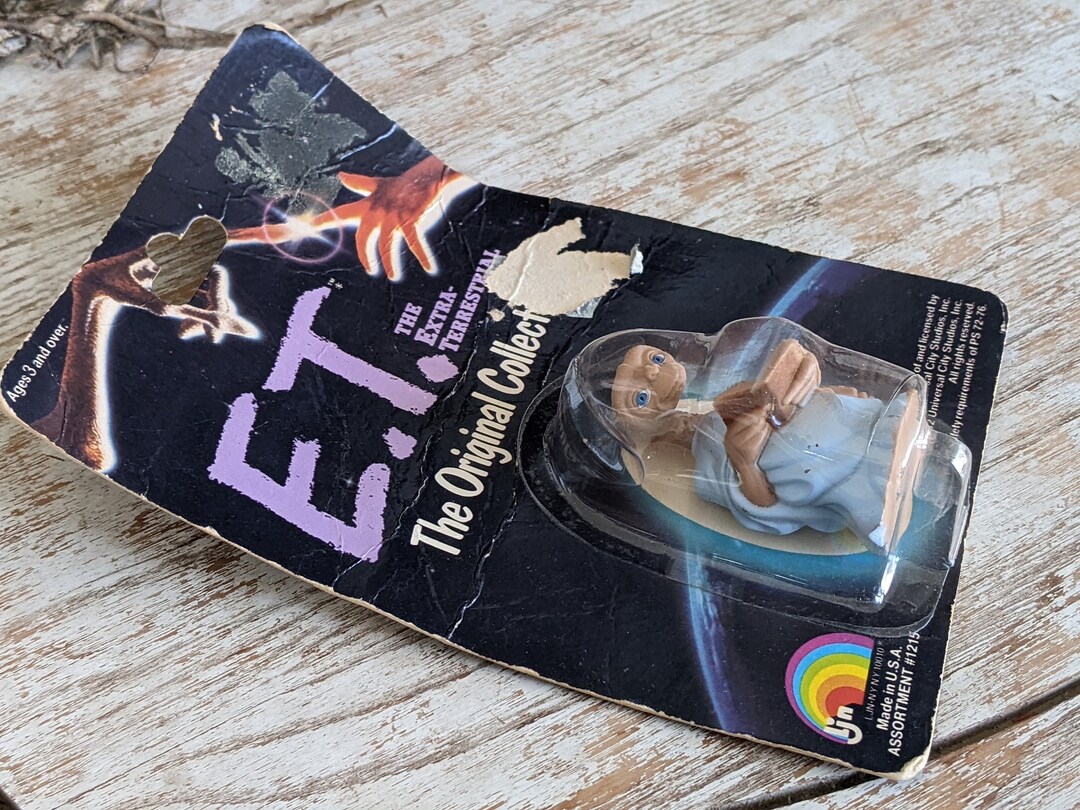 1982 E.T. Original Collectibles Collection **blue Blanket With Book - Etsy