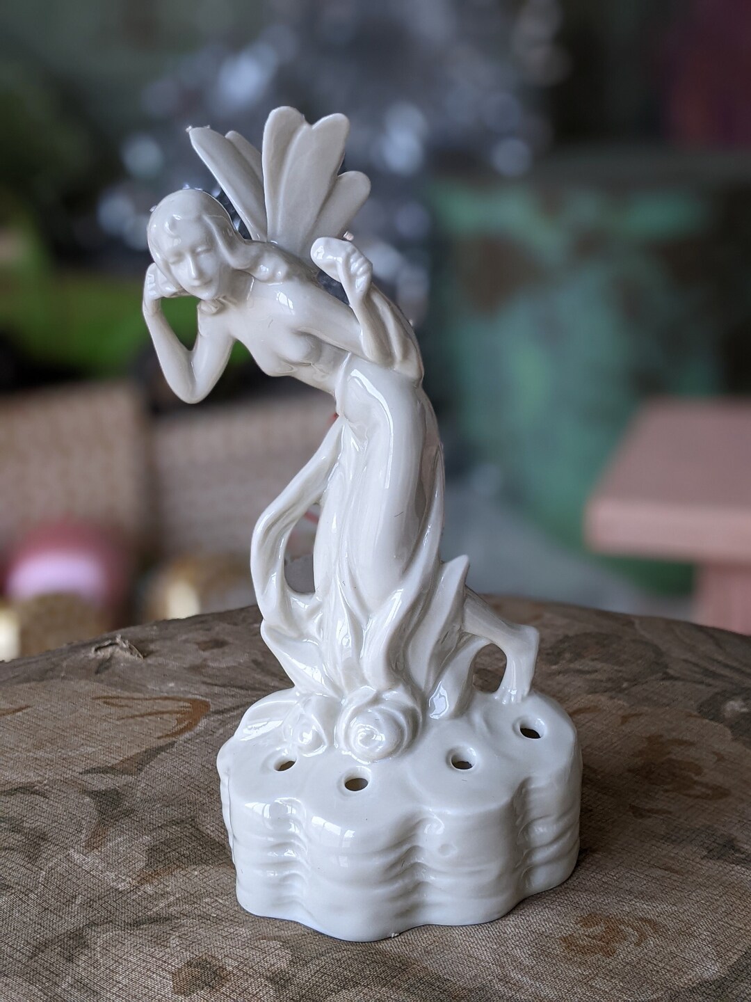 1920s Fairy/pixie German Flower Frog ultra Rare Subject & Etsy