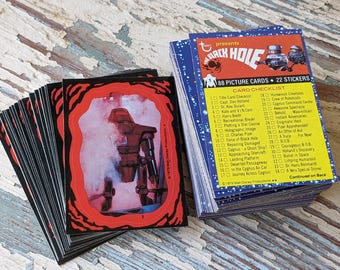 1979 The Black Hole Complete Collection by Walt Disney 88 Cards & 22 Stickers **Rare Quality