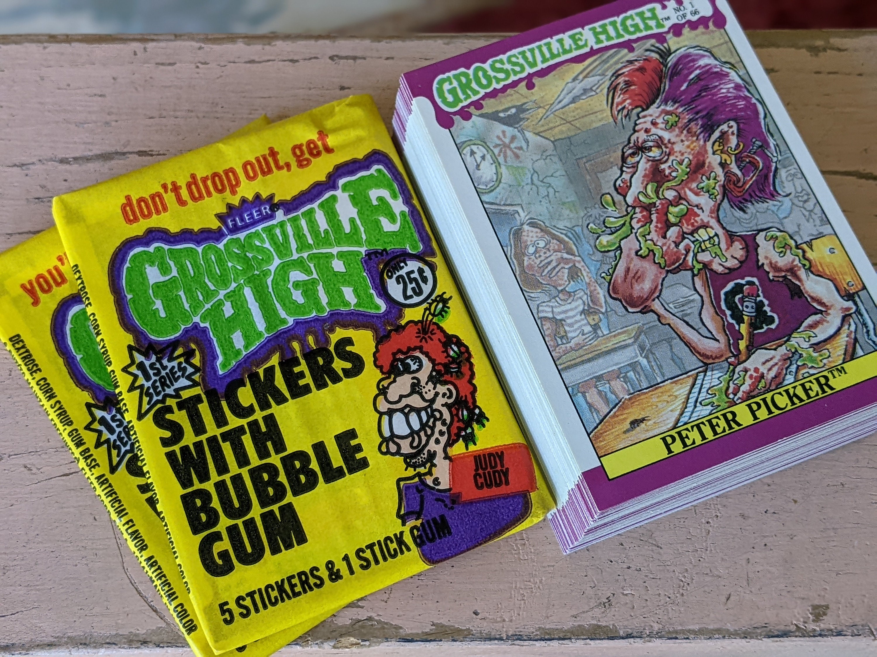 1986 Grossville High Trading Card Set With Wax Packs - Etsy