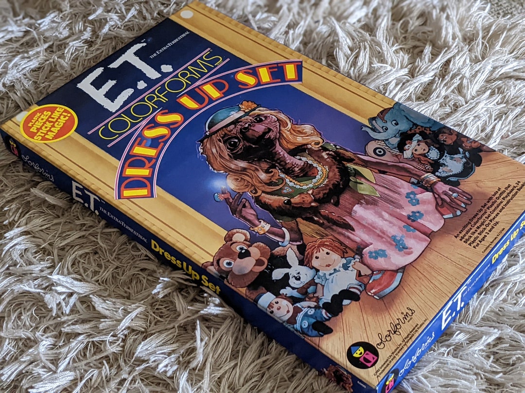 1982 E.T. Colorforms Dress up Set **complete New in Box **rare - Etsy