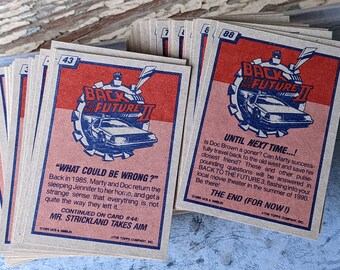 1989 Back to the Future II Topps Trading Cards: Complete Set, 88