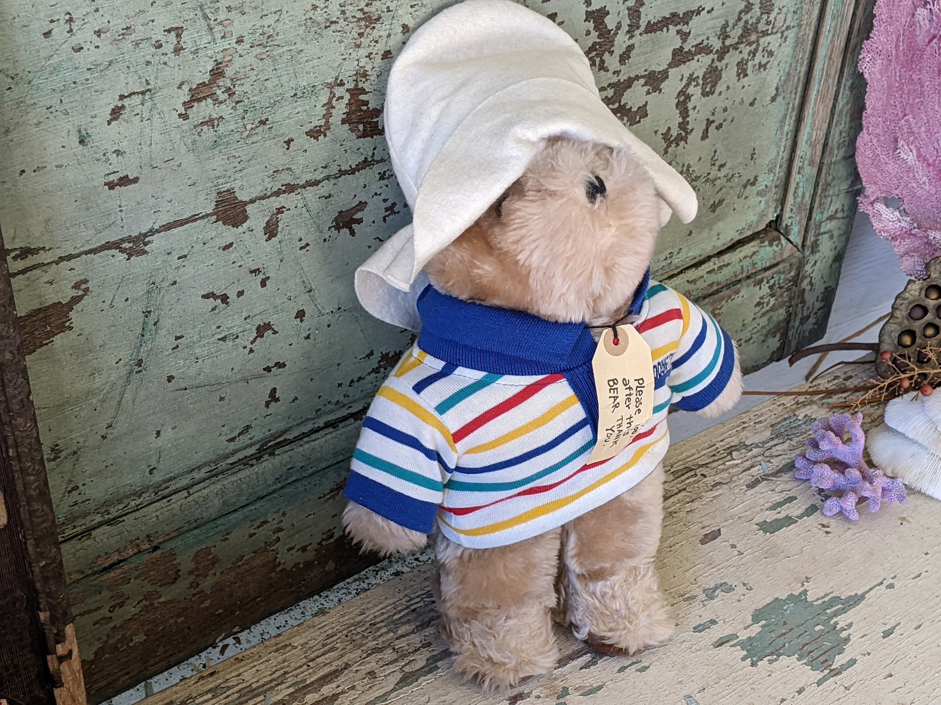 Vintage 1981 Paddington Plushie by Eden Toys: Polo Shirt