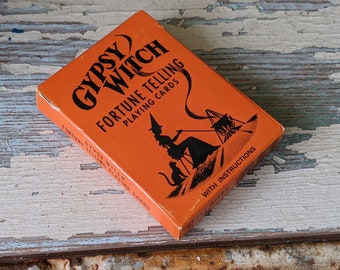 Vintage Fortune Telling Witch Playing Cards Complete Deck !! Fun & Exciting Gifts !!