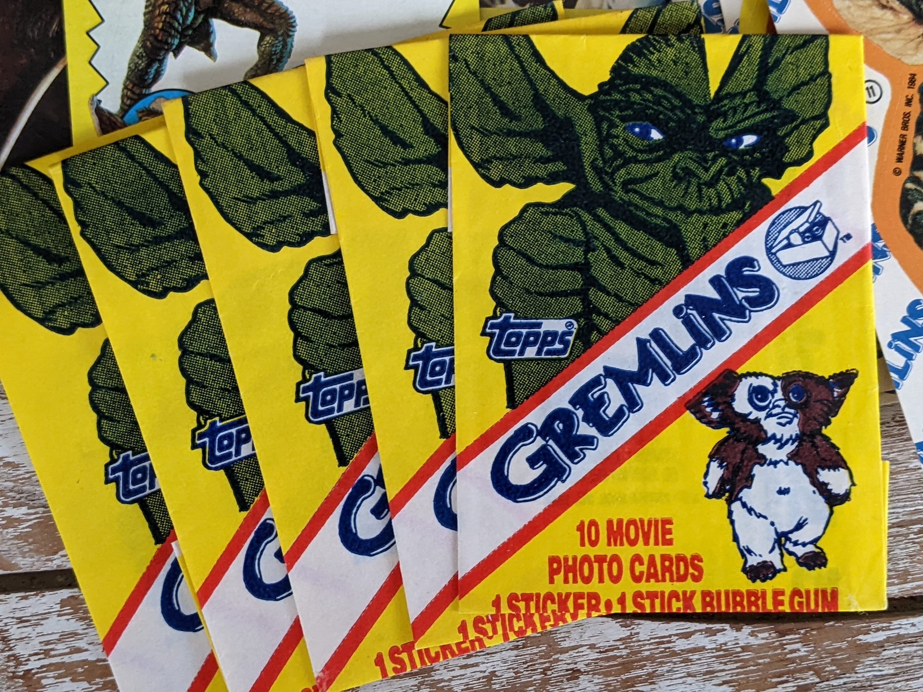 1984 Gremlins Topps Trading Cards Collection: 82 Cards, 11