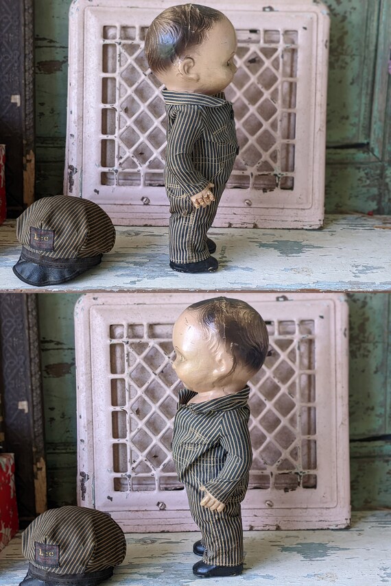 Ultra raro de la decada de 1930 Muneco Buddy Lee con la costura trasera en forma de V original de Union All Increible publicidad vintage y articulos coleccionables raros Etsy Mexico
