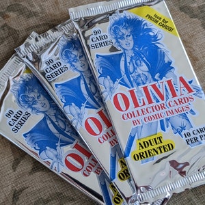 1992 Olivia De Berardinis Collectors Cards Three Pack **NOS