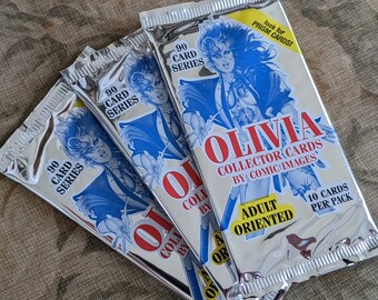 1992 Olivia De Berardinis Collectors Cards Three Pack **NOS