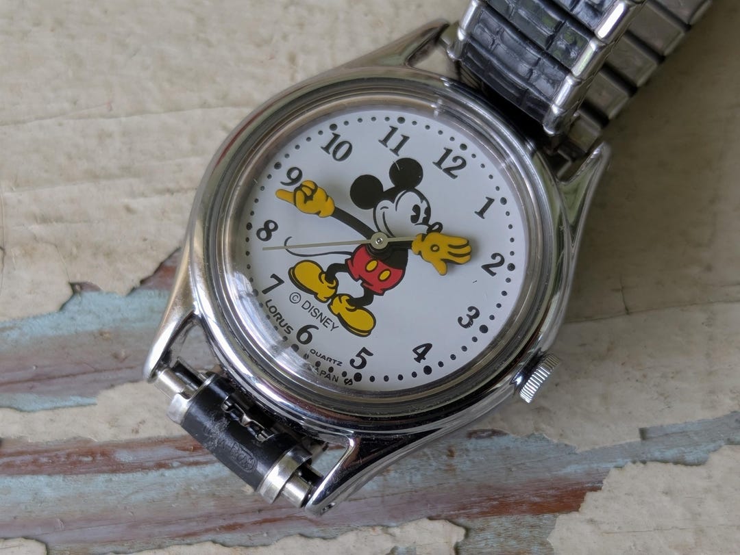 Lorus Disney V534-6A10 Mikey Mouse watch Lorus Seiko Mickey Mouse 75 Years V534-6A10 Quartz Watch - Etsy main image 2