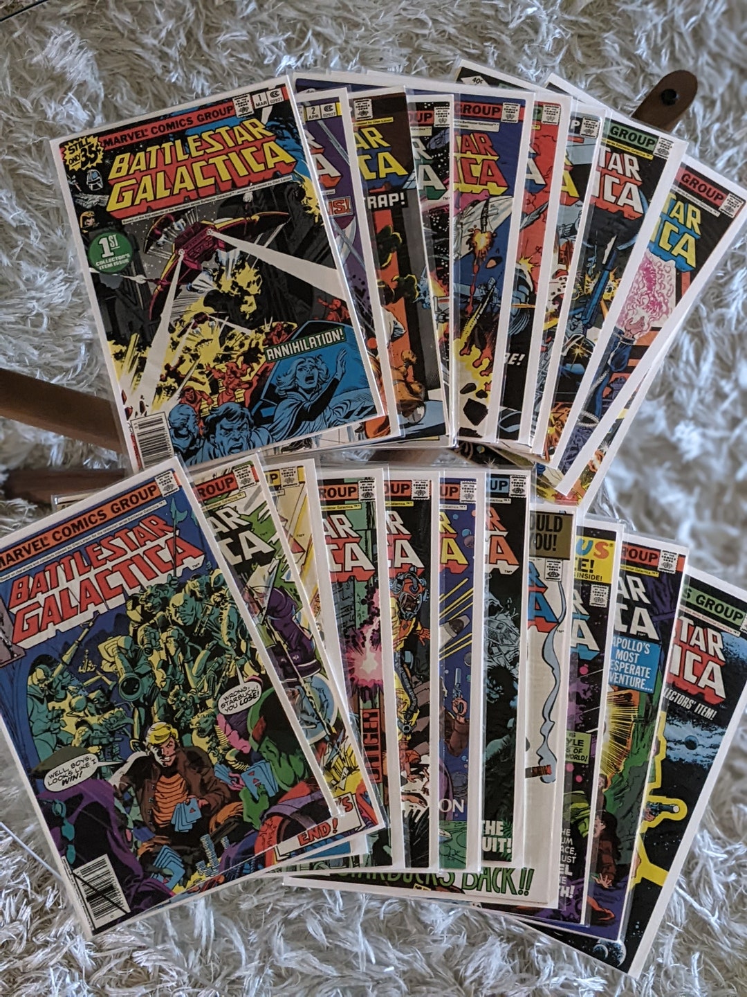 1979-1981 Complete Original Series 1-23 Battlestar Galactica by Marvel ...