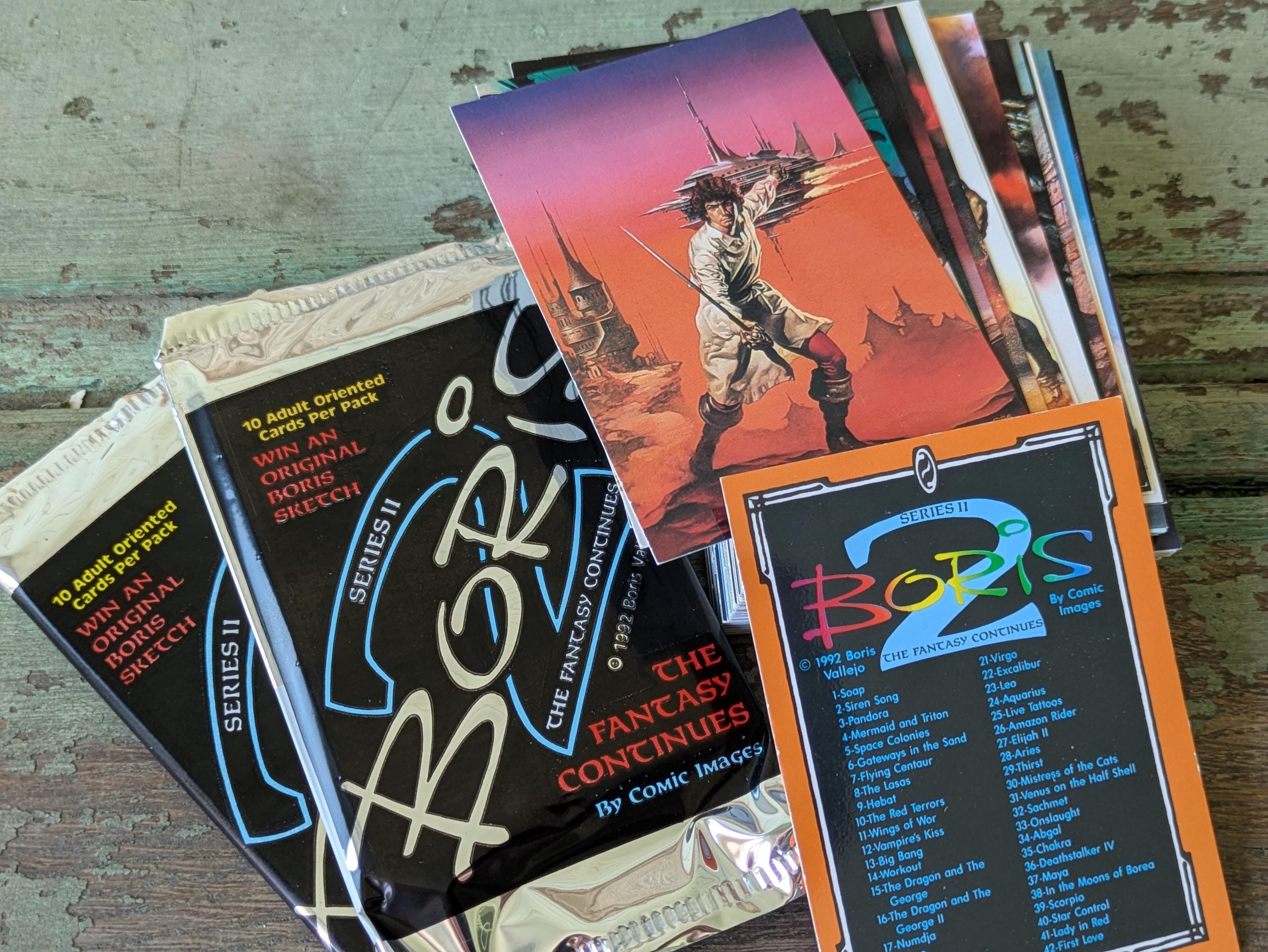 1992 Boris Vallejo Fantasy Art Card Set: Complete Series 2 +