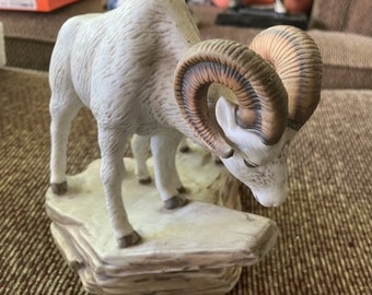1984 Homco Big Horn Ram and Baby