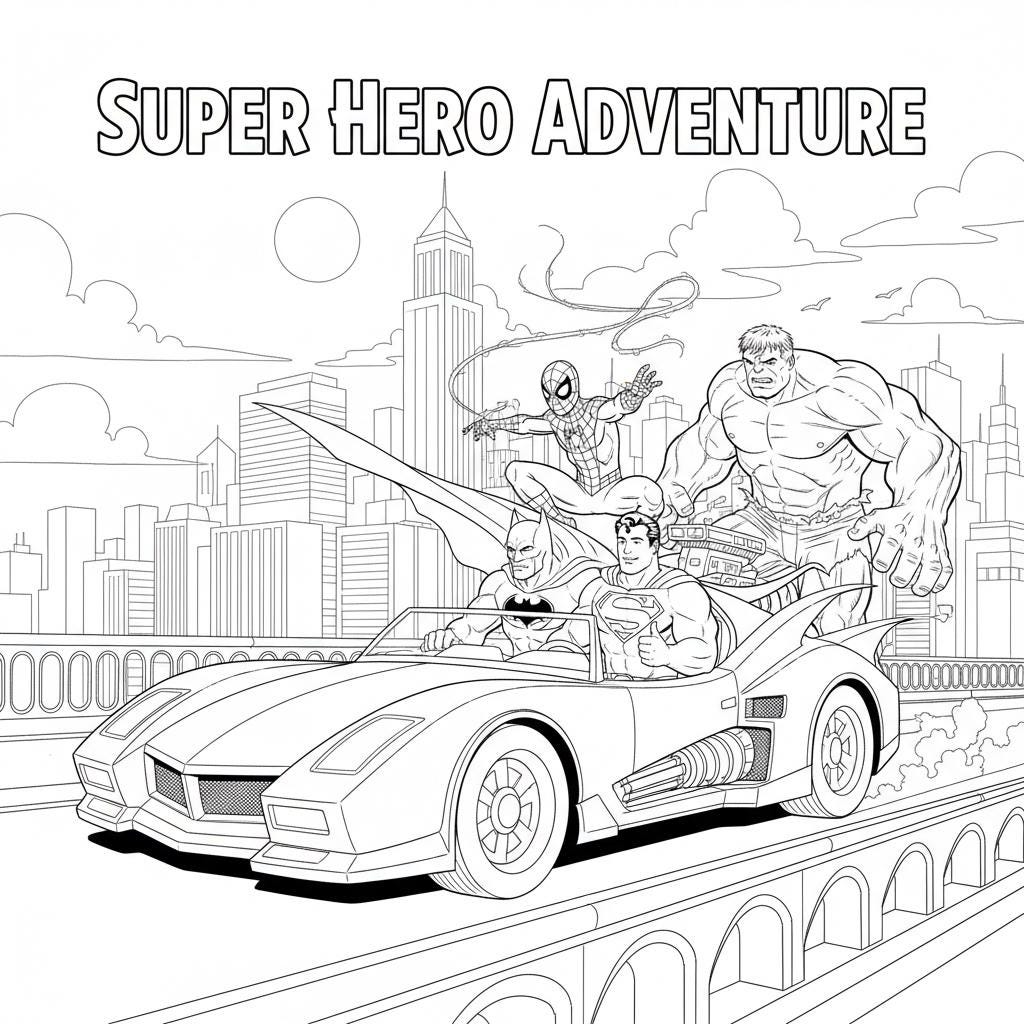 Coloring Page Maker | Printable Coloring Page Creator | Easy DIY ...