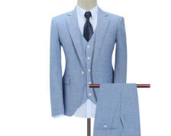 Sky Blue Suit - Etsy