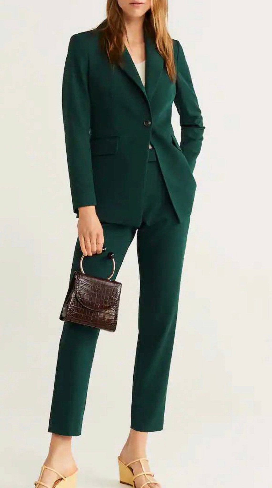 Tulsi - Olive Green Suit Set