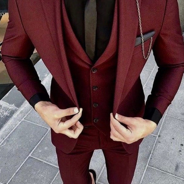 Men's Suit - Etsy