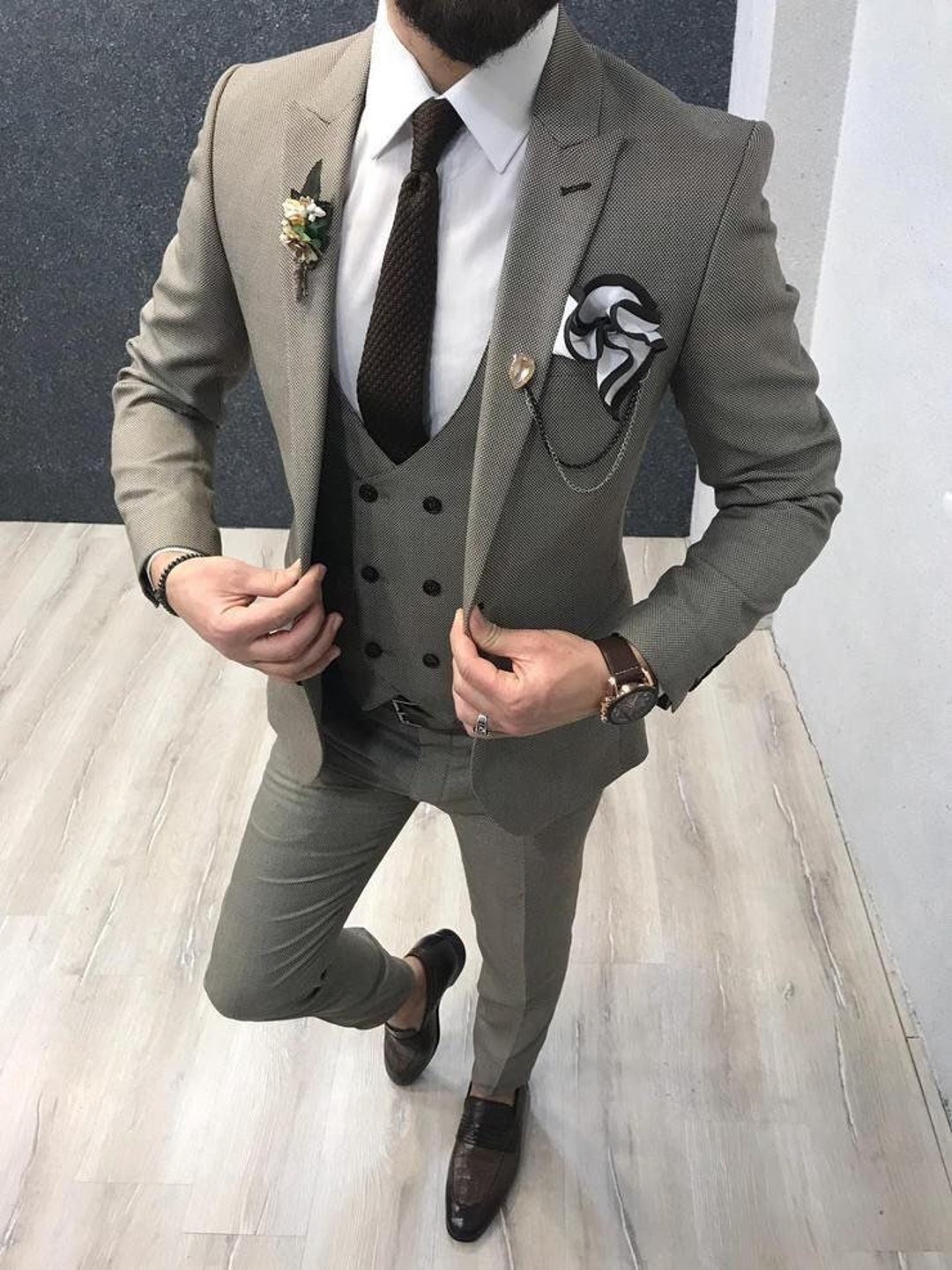 Suit for Men 3 Piece Suit Mens Suit Wedding Suitdate - Etsy