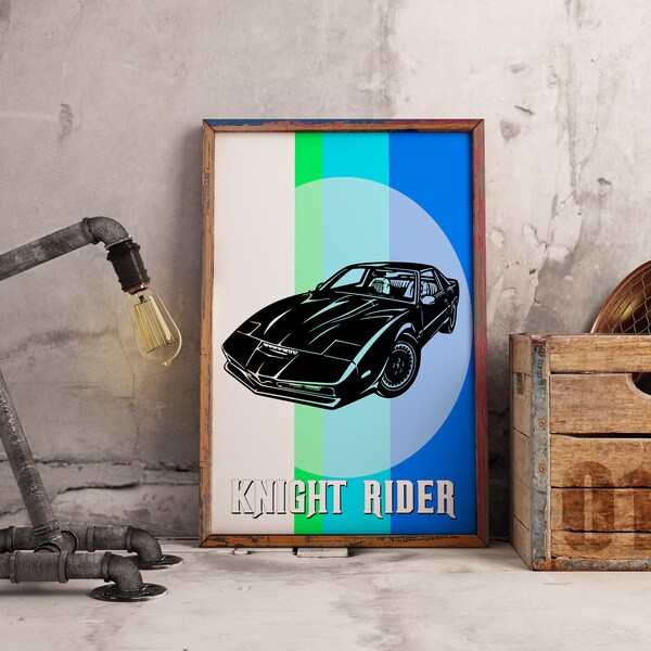 1982 Pontiac Firebird Trans Am Car Printable Wall Art, Automobile Poster Digital Download, Instant Downloadable Large Painting Garage Art