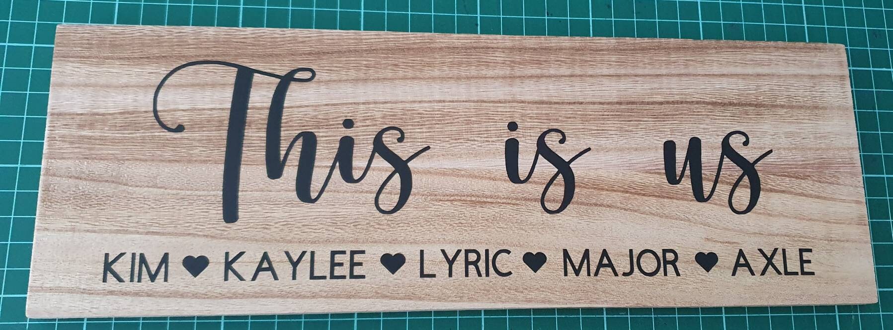 Family this is Us Sign Etsy Australia