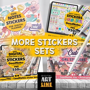 You'll find more stickers in my Etsy-shop