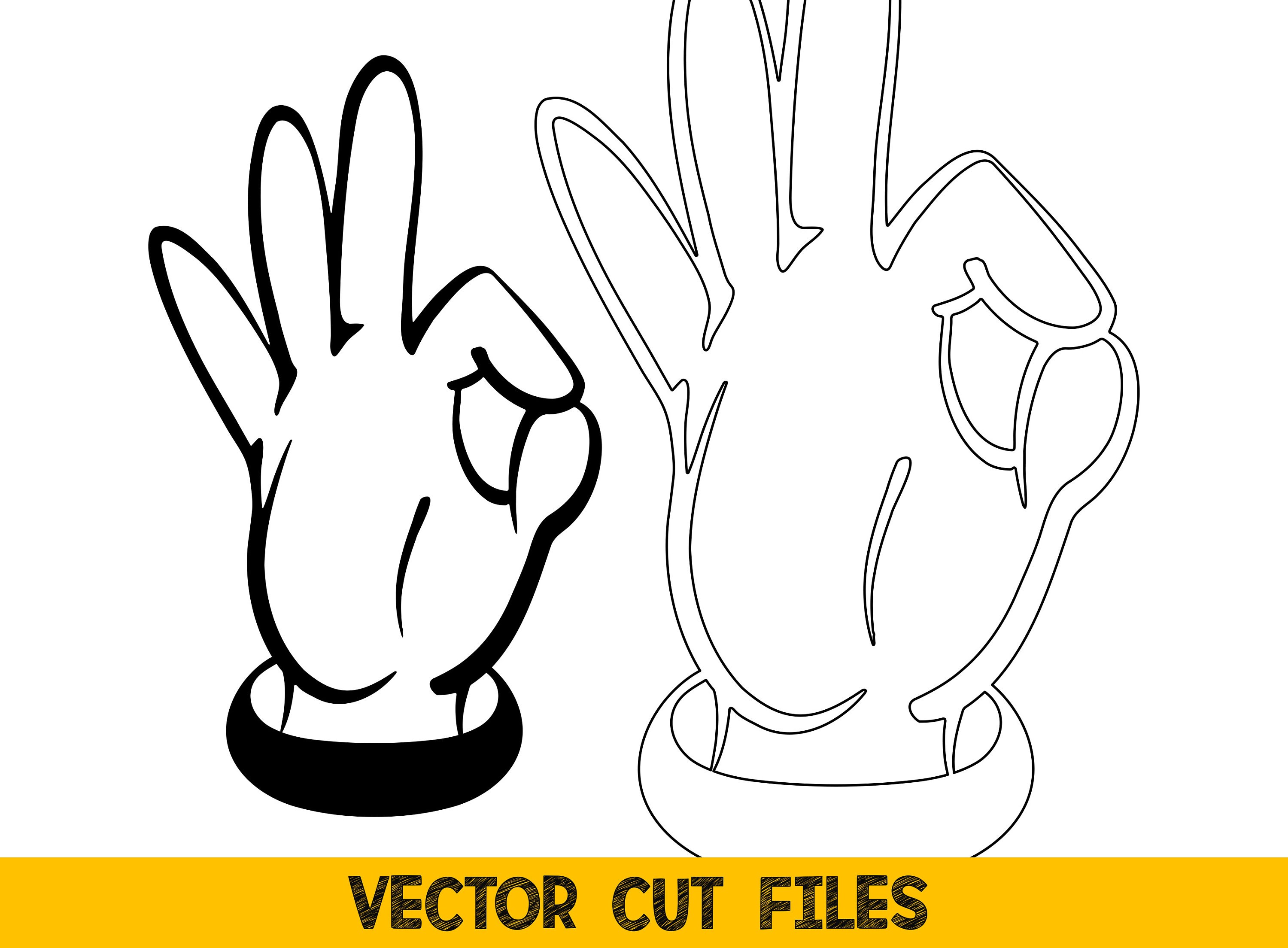 Asl Numbers Svg for Cricut, Sign Language Svg Files for Cricut, Vector ...