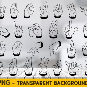 Asl Alphabet Svg for Cricut, Sign Language Svg Files for Cricut, Vector ...
