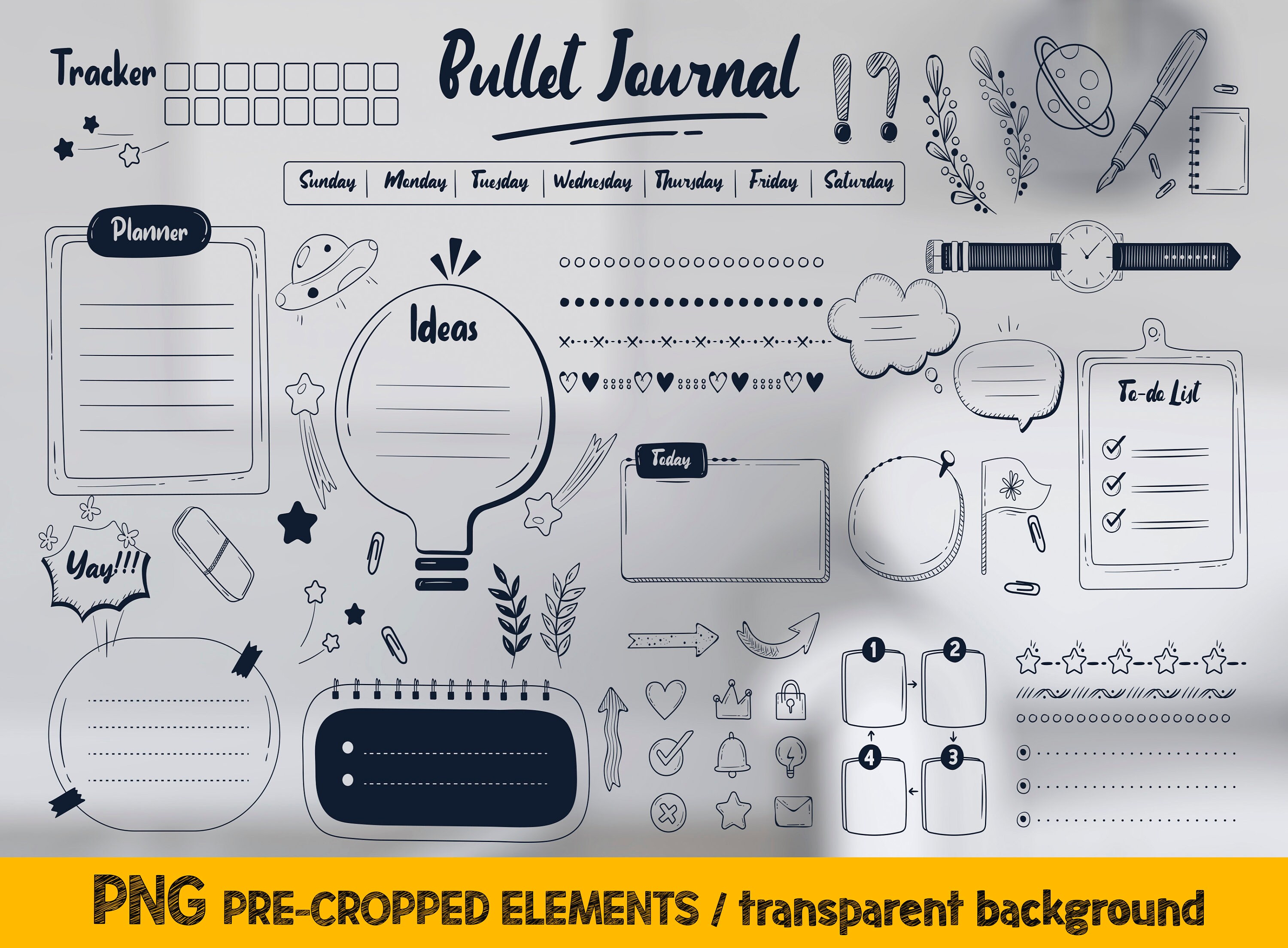 Digital Stickers Goodnotes, Pre Cropped Planner Stickers Digital ...