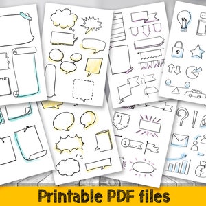 Digital Planner Goodnotes Stickers, Digital Journal Stickers, Hand ...