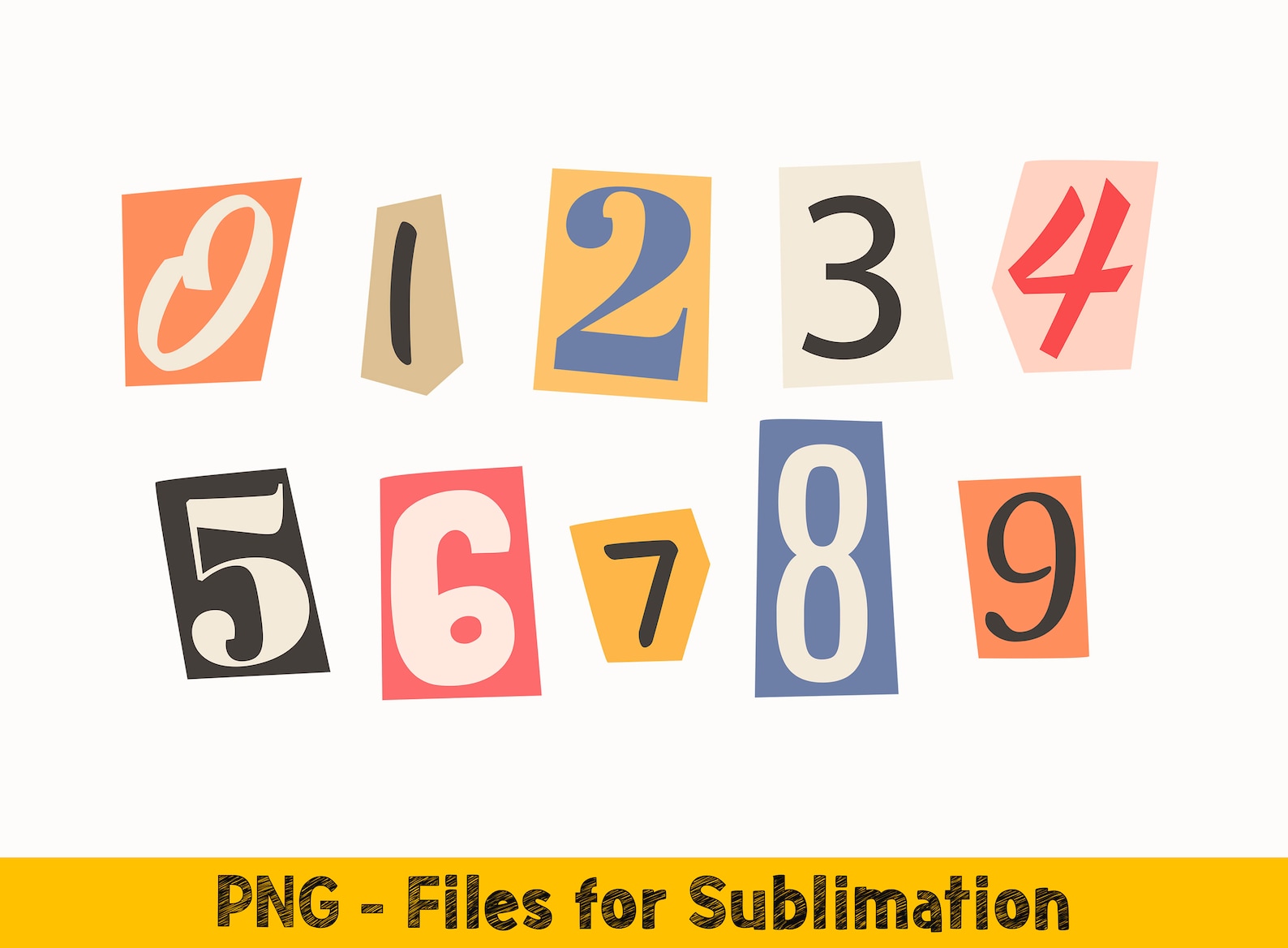 Svg Fonts for Cricut, Alphabet Svg Bundle, Cropped Magazine Letters Svg