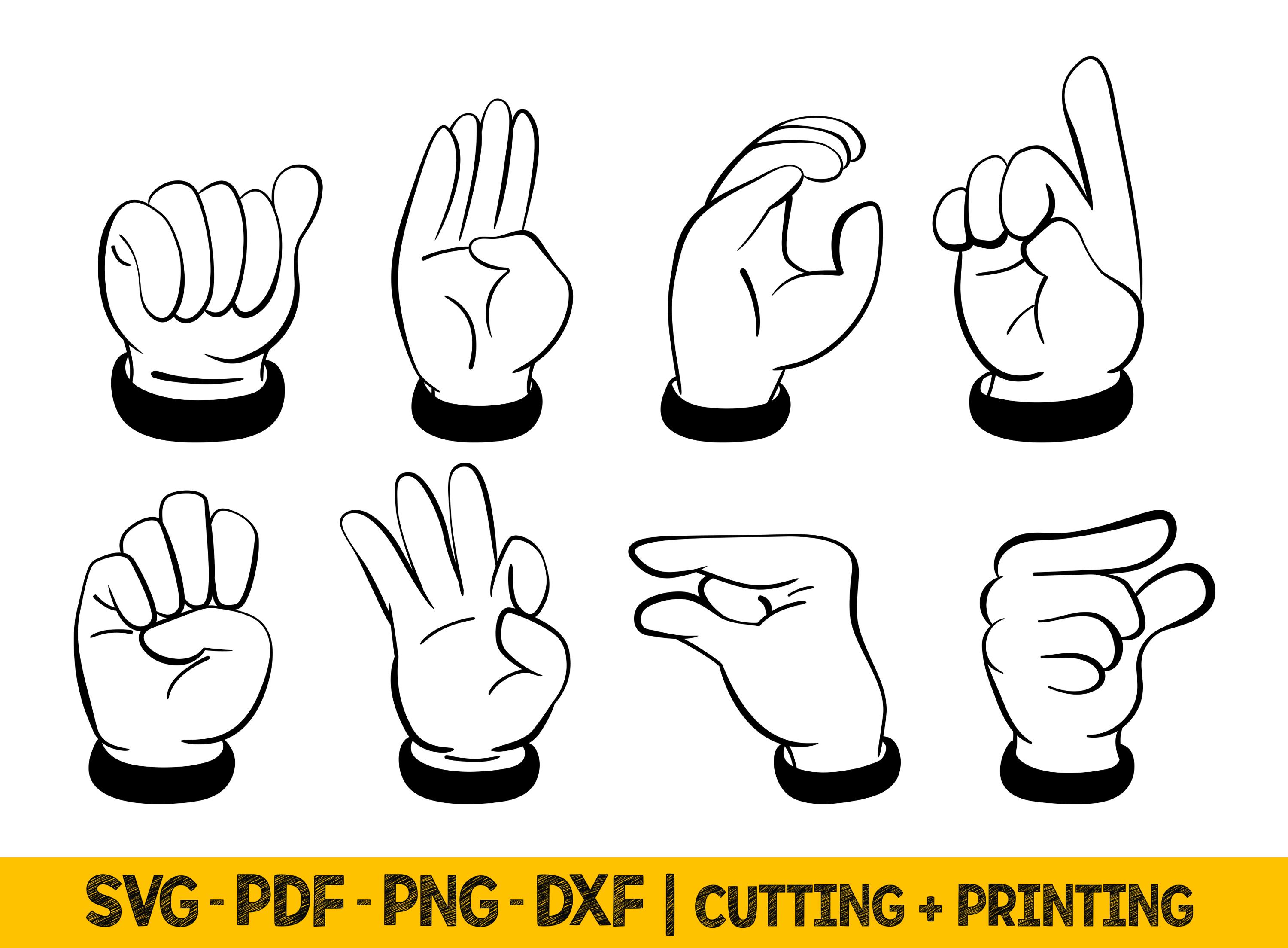 Asl Alphabet Svg for Cricut, Sign Language Svg Files for Cricut, Vector ...