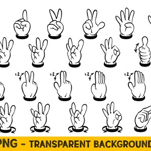 Sign Language Number Svg Asl Numbers Svg for Cricut, Sign Language Svg Files for Cricut, Vector ...