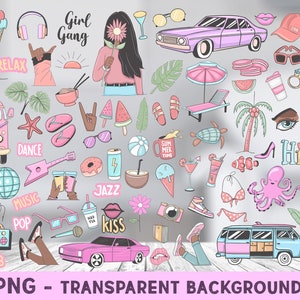 DIGITAL USE: Open the GoodNotes file and copy-paste the stickers into your note; or open the PNG files folder and just drag and drop the PNG sticker into your note.