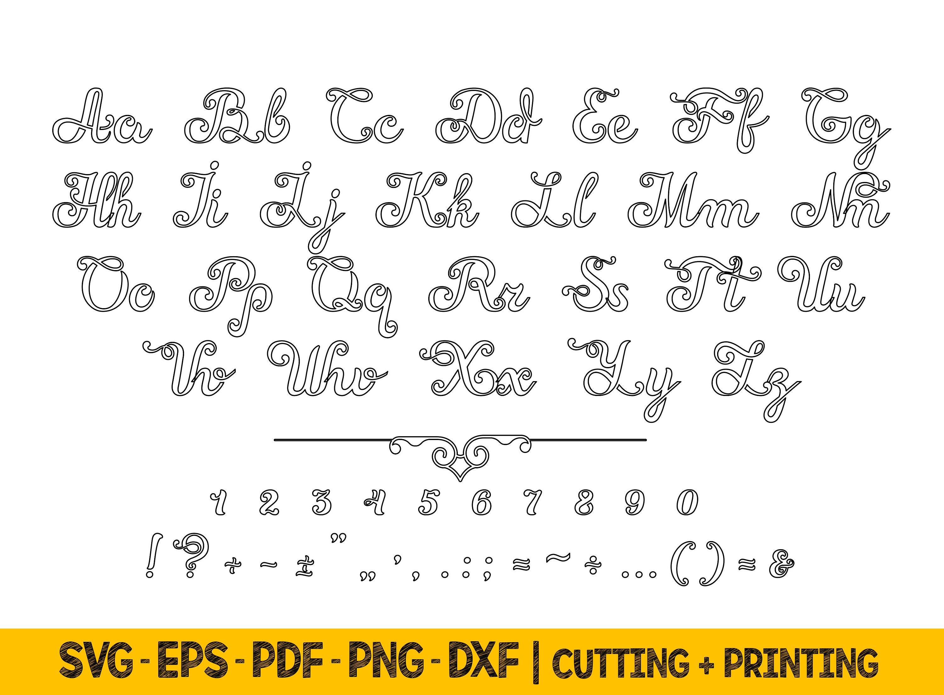 Retro Font Svg Fonts for Cricut, Cricut Font Svg Files for Cricut