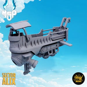 Freluquet Catcher - Sector AL-IX - Bishok Mini - 12mm Scale - 3D Printed Miniature - Terrain - SciFi - High Detail - Resin
