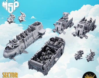 Sector AL-IX Expansion Character Pack 12mm Scale Miniatures - Etsy