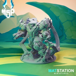 10 different miniatures - TentaSteel Strike Force Rifle - MatStation - 3D Printed Tabletop Miniature - Wargame - Sci-Fi - Resin