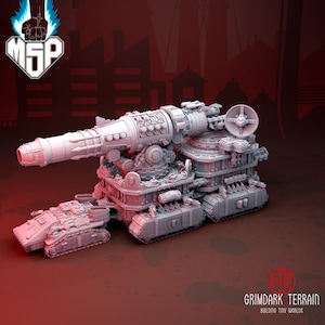 Ordinatus Armageddon - GrimDark Terrain - 3D Printed Miniature - Sci-Fi - Industrial - 6/8 mm - High Detail - Epic - Tabletop - Resin